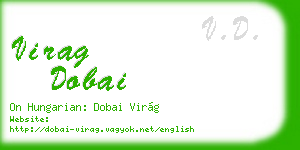 virag dobai business card